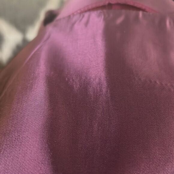 Lily & Taylor Sateen Formal Top Plum Size 12‎ - Picture 4 of 5